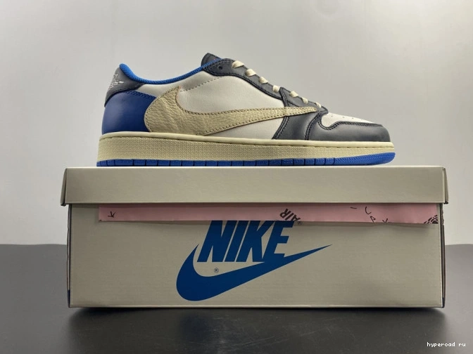 Jordan Retro Scott Air x Fragment Low 1 DM7866-140 x Design Travis 0829